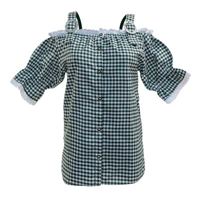 Festive Women's Shirt with Bavarian Flair