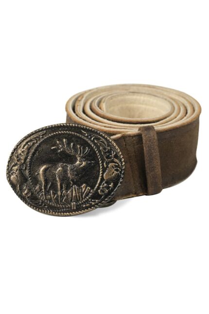 Authentic German Lederhosen Buckle Belt
