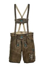 Elegant Tannene-Brown Deer Leather Lederhosen