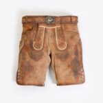 Brown Lederhosen with Fine and Stylish Detailing