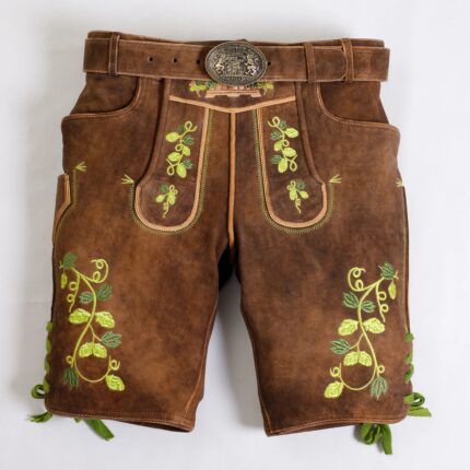 Brown Lederhosen for Men – Traditional and Stylish