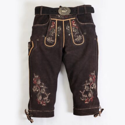 Authentic Black Lederhosen from Germany