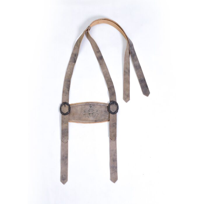 Double-Shaded Smoke Gray Bavarian Suspenders