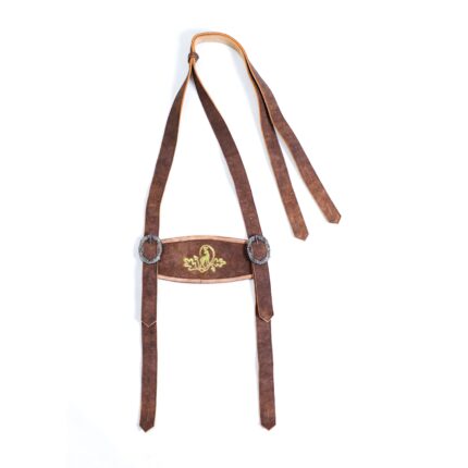 Cherry Brown Premium Lederhosen-Träger
