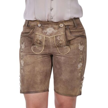 Alpine Charm Women's Lederhosen - Handcrafted Bavarian Style