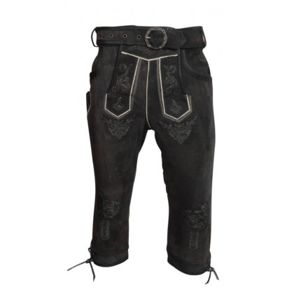 Authentic Black Men's Lederhosen
