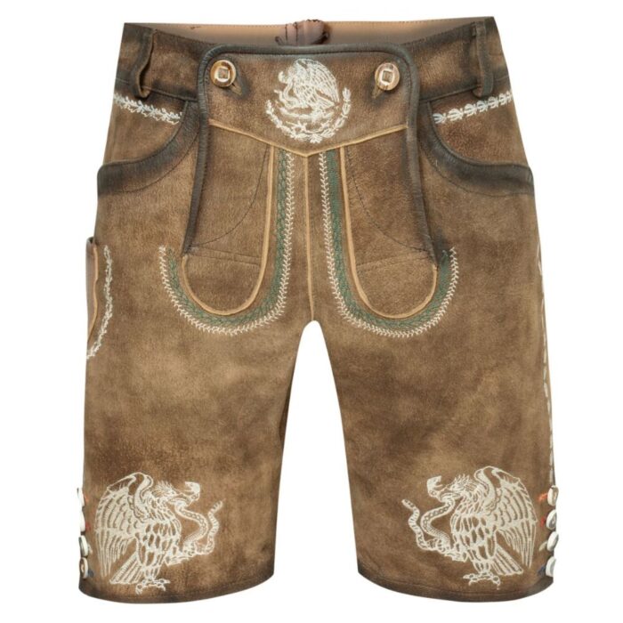 Authentic Brown Lederhosen for Men - Mexico 2024