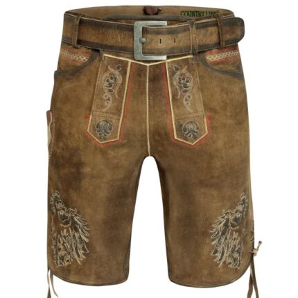Authentic Traditional Brown Lederhosen