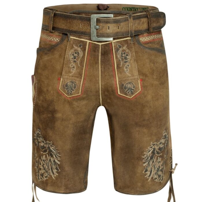 Authentic Traditional Brown Lederhosen