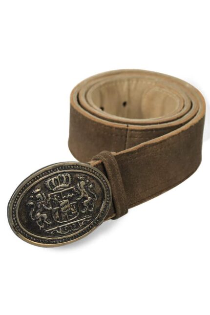 Authentic Brown Bavarian Trachten Belt