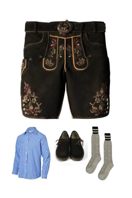 Bavarian Men's Lederhosen Outfit Kits