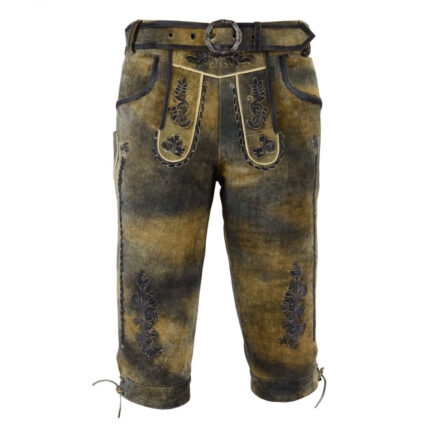 Vintage Bavarian Long Herren Lederhosen