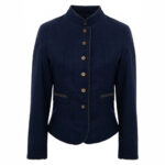Blue Traditional Wool Dirndl Jacket