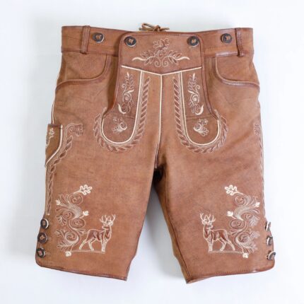 Unique Wild Brown Trachten Lederhosen for Men