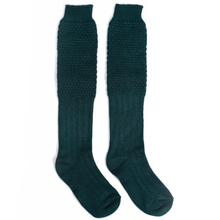 Dapper Green Lederhosen Men's Long Socks