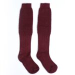 Dunkelrotes Oktoberfest Trachtensocken Set