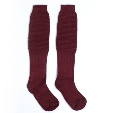 Dunkelrotes Oktoberfest Trachtensocken Set