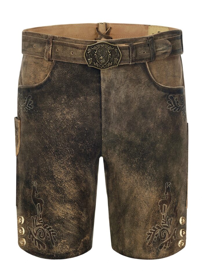 Authentic Marburg Hesse Lederhosen - Handcrafted Bavarian Style