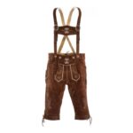 Genuine Leather Herren Lederhosen – Traditional Bavarian Design