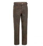 Dark Brown Traditional Long Lederhosen for Men