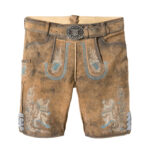Bavarian Lederhosen for Men - Golden Accents