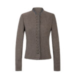 Bavarian Women's Dirndl Jacket Dark Brown