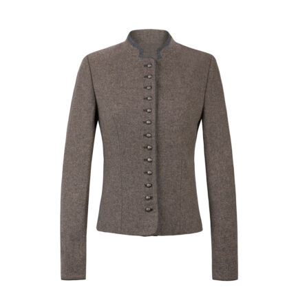 Bavarian Women's Dirndl Jacket Dark Brown