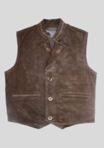 Classic Suede Leather Vest for Oktoberfest