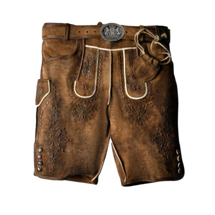 Brown Lederhosen for Men – Traditional & Stylish