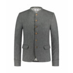 Men's Dark Gray Trachten Coat for Oktoberfest
